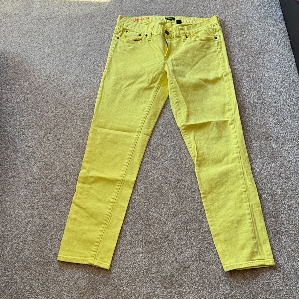 Bright Yellow Skinny Jeans